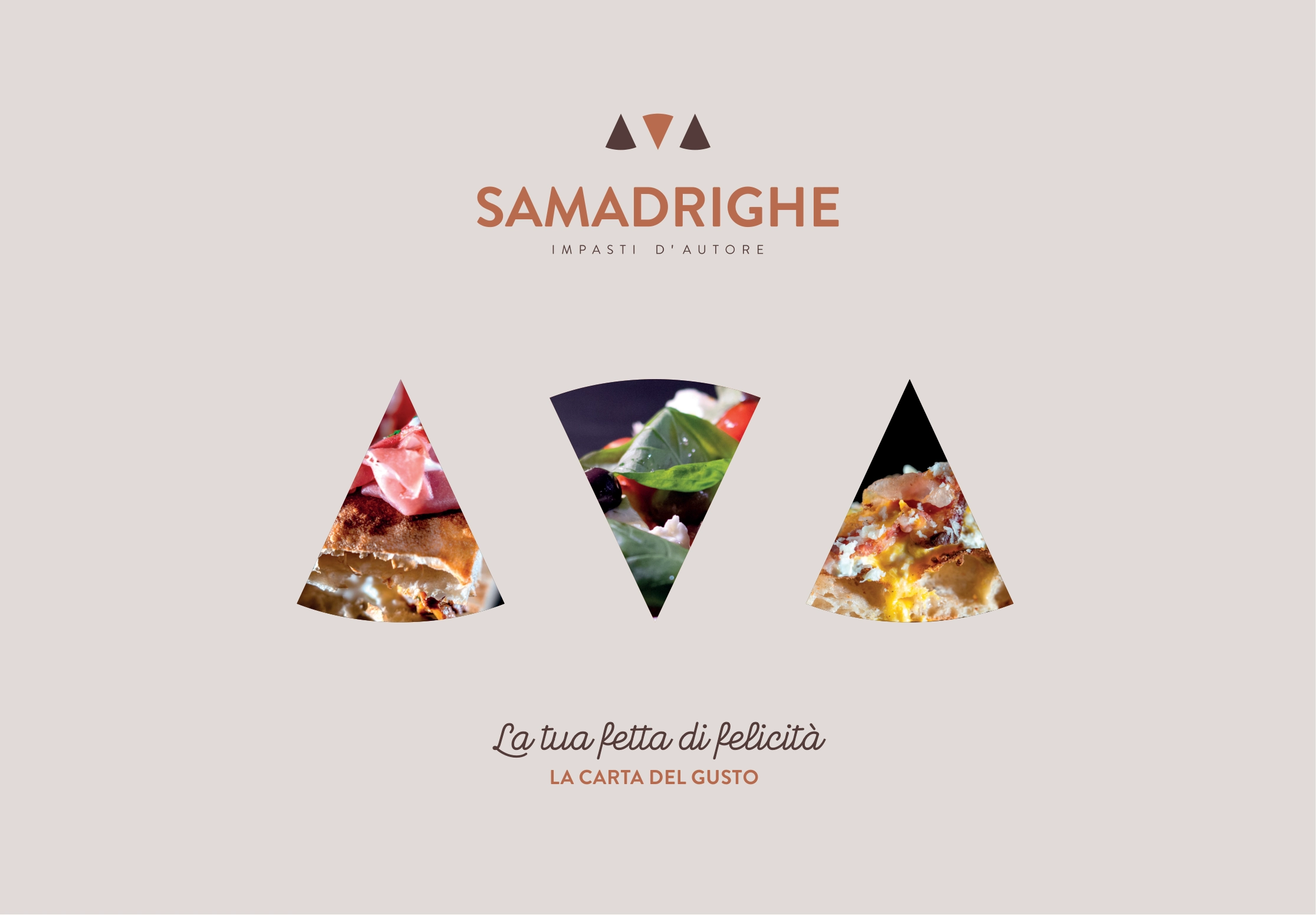 SaMadrighe - La tua fetta di felicità. La carta del gusto.