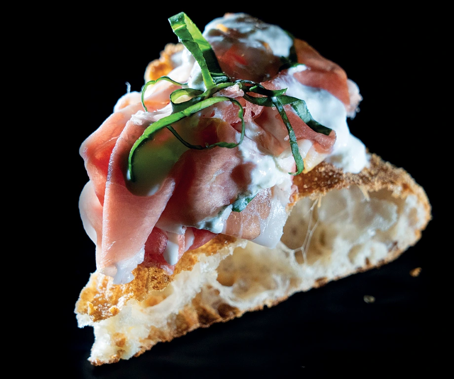 Crudo e Burrata: fotografia originale SaMadrighe
