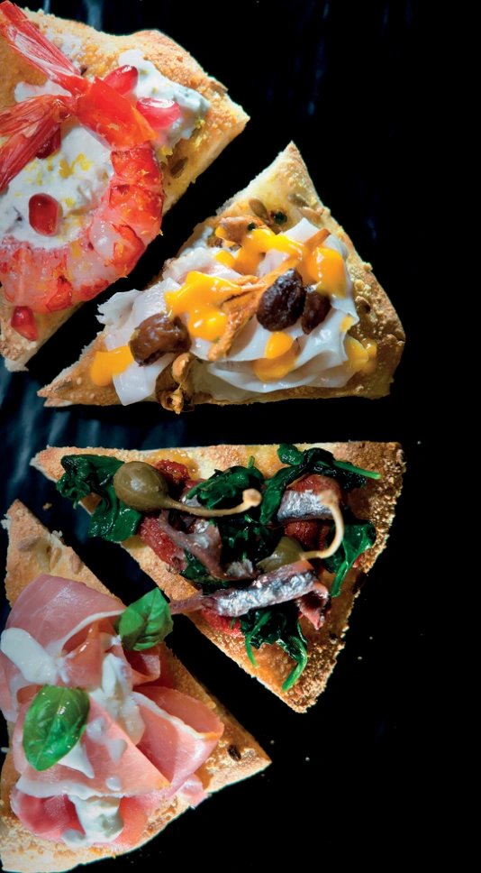 Pizza a degustazione: fotografia originale SaMadrighe